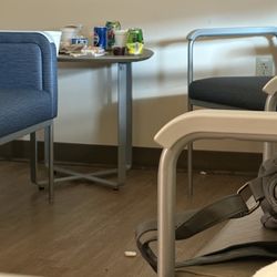 Conemaugh Memorial Medical Center - Trash that no one cleaned up after patients came and gone