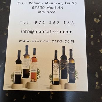 Blanca Terra - Wineries Near Me - Montuïri, PM Blanca Terra - Wineries Near Me - Montuïri, PM