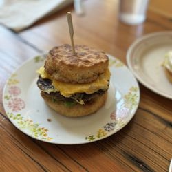 The Washburne Cafe - Sausage biscuit. Delicious.