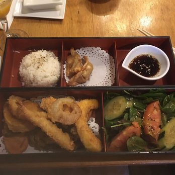 Densetsu - Shrimp and vegetable tempura bento box - Japanese Near Me - Plano, Texas