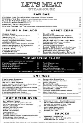 Menu photo 4 Let’s Meat Steak House River vale, NJ Menu photo 4 Let’s Meat Steak House River vale, NJ