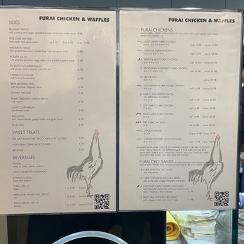Furai Chicken - Menu! - Korean Near Me - Irvine, California
