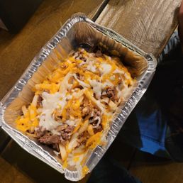 Philly cheesesteak fries