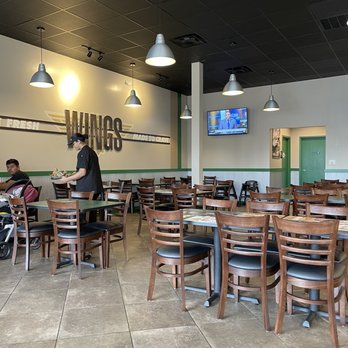 Wingstop - The outstanding employee that was super friendly! He even brought out the food for dine-in - Chicken Wings Near Me - Houston, Texas