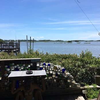 Low Key Hideaway - View in back - Bars Near Me - Cedar Key, Florida