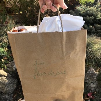 Fleur Du Jour - My morning haul in their cute little bags - Patisserie/Cake Shop Near Me - Toronto, Ontario Fleur Du Jour - My morning haul in their cute little bags - Patisserie/Cake Shop Near Me - Toronto, Ontario