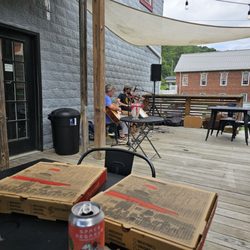 Come on Saturday and there's almost always live music