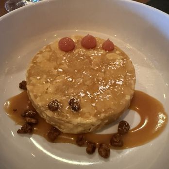 The Ravenous Pig - Peaches & Cream caramelized puff pastry, peach jam, mascarpone custard, praline crumble - New American Near Me - Winter Park, Florida The Ravenous Pig - Peaches & Cream caramelized puff pastry, peach jam, mascarpone custard, praline crumble - New American Near Me - Winter Park, Florida