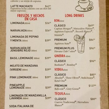 Vapiano - Wine list 1 - Italian Near Me - San Lorenzo, MEX