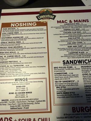 Menu photo 1 Lumberyard Brewing Company Flagstaff, AZ Menu photo 1 Lumberyard Brewing Company Flagstaff, AZ