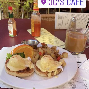 JC's Cafe - Traditional Egg Benedict - American Near Me - Palm Desert, California JC's Cafe - Traditional Egg Benedict - American Near Me - Palm Desert, California