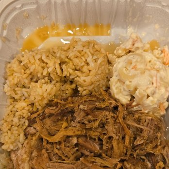 Mo' Bettahs - Kalua Pig with Brown Rice and Mac Salad - Hawaiian Near Me - Gilbert, Arizona