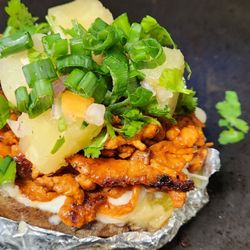 Sonora hotdogs - Our loaded potatoes with Alpastor yummy