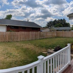 Eveleth Painting - New fence prior to staining