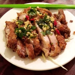 Q-Tea Restaurant - Poulet croustillant aux herbes