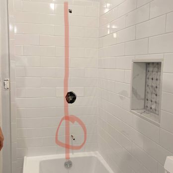 Brothers Constructions - Tile bulging out! Pipes misaligned. - Handyman Near Me Brothers Constructions - Tile bulging out! Pipes misaligned. - Handyman Near Me