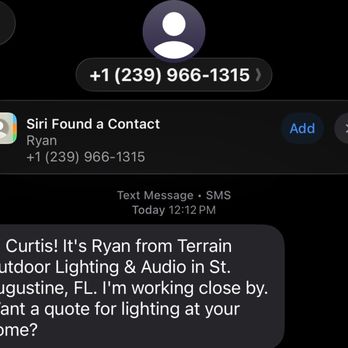 Terrain Outdoor Lighting & Audio - Unwanted solicit - Landscaping Near Me - St. Augustine, Florida, Florida Terrain Outdoor Lighting & Audio - Unwanted solicit - Landscaping Near Me - St. Augustine, Florida, Florida
