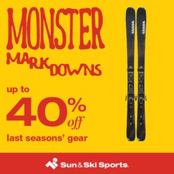 Sun & Ski Sports - Winter deals don't wait. Save on last season's skis, snowboards, boots, and bindings from Burton, Salomon, K2, and Lange.