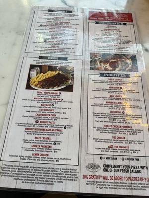Menu photo 2 Shield's Restaurant Bar Pizzeria Detroit, MI Menu photo 2 Shield's Restaurant Bar Pizzeria Detroit, MI