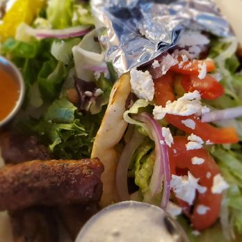 Brothers Bistro - Gyro Platter. - Salad Near Me - Olean, New York