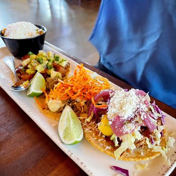 Taco Guild - a plate of tacos and rice - Bars Near Me - Phoenix, Arizona Taco Guild - a plate of tacos and rice - Bars Near Me - Phoenix, Arizona