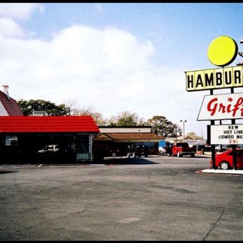 Griff's Hamburgers - Classic building from the 80's - Fast Food Near Me - Irving, Texas