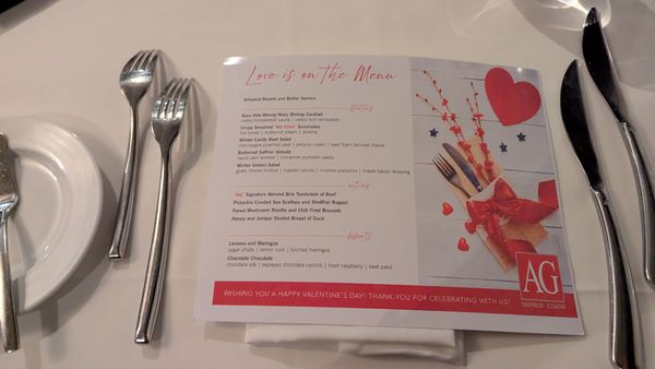 Menu photo 3 AG Inspired Cuisine Niagara Falls, ON Menu photo 3 AG Inspired Cuisine Niagara Falls, ON