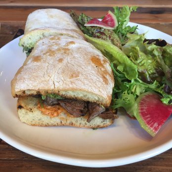 The Butcher's Table - Skirt Steak Sandwich - Steakhouses Near Me - Seattle, Washington