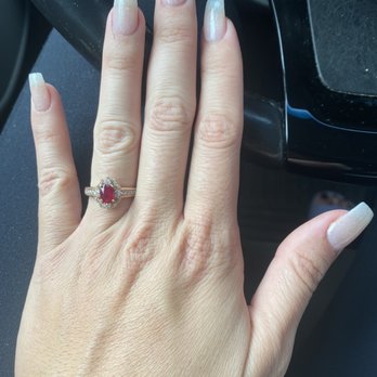 Eagle Nails Salon - Simple Coffin - Nail Salons Near Me - Kaneohe, Hawaii