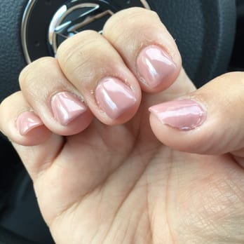 Kelley's Nails - These were done just a few days ago. My thumb nail broke, cuticles are horrid & the nails have tons of bumps and imperfections! - Nail Salons Near Me - Northampton, Massachusetts