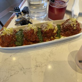 Lumen Detroit - Wagyu meatballs - Cocktail Bars Near Me - Detroit, Michigan Lumen Detroit - Wagyu meatballs - Cocktail Bars Near Me - Detroit, Michigan