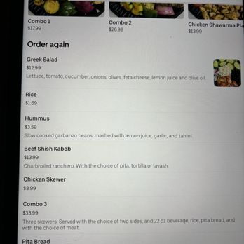 Casa Grill - Picture of their menu That I ordered from. No mention of Wrap. - Mediterranean Near Me - Santa Clarita, California Casa Grill - Picture of their menu That I ordered from. No mention of Wrap. - Mediterranean Near Me - Santa Clarita, California