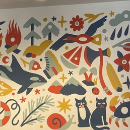 Mural of dining room