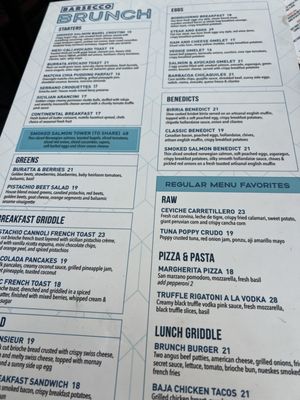 Menu photo 6 Barsecco Miami, FL