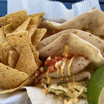 What The Fish Rolls - Fresh mahi tacos - Seafood Near Me - Tavernier, Florida