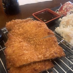Chicken katsu! Best in town! Breaded perfectly and deep fried perfectly! Chicken is moist and crisp on the outside! Well done!