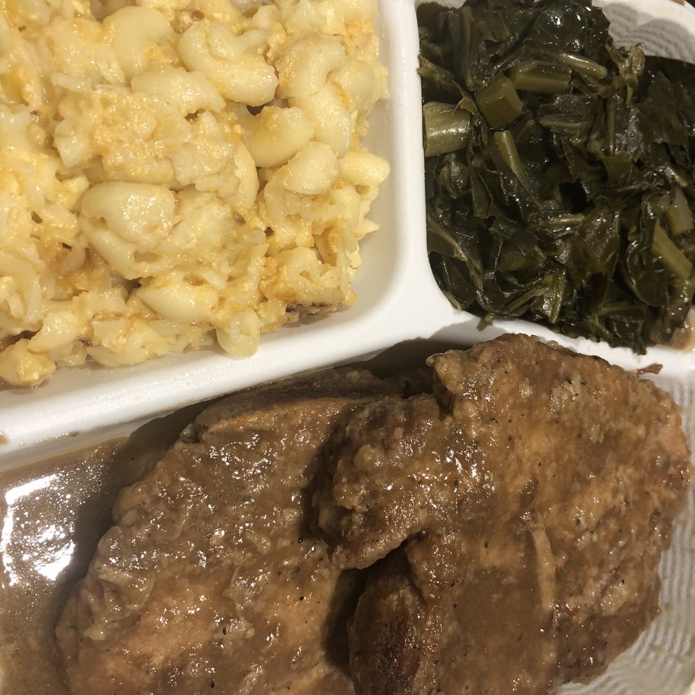 Mitchell's Soul Food - meat, macaroni and cheese and greens - Southern Near Me - Brooklyn, New York
