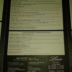 Leo's - Carta