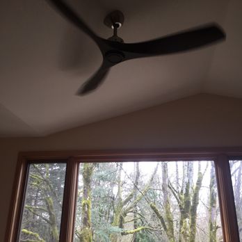 Young Electric - The new ceiling fan in our bedroom is going to make my wife so happy! - Electricians Near Me - Clackamas, Oregon