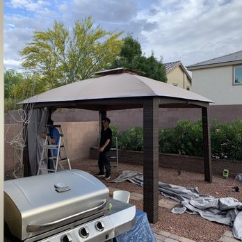 Essential Home Services - Almost done with Gazebo - Handyman Near Me - North Las Vegas, Nevada