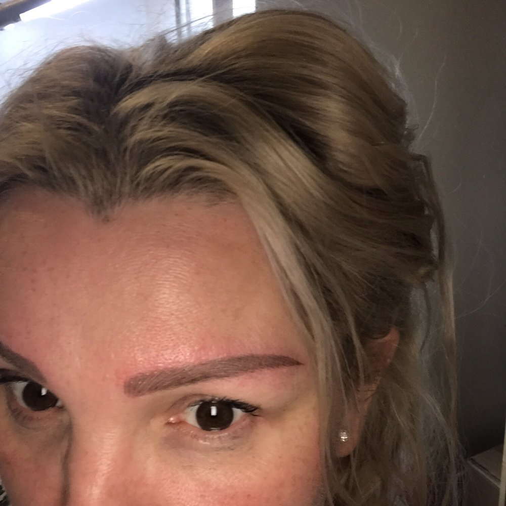 La Peau Day Spa - This is my eyebrows right after the 6D eyebrow embroidery! - Day Spas Near Me - Flushing, New York
