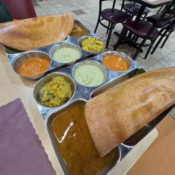 BLR Bar and Curry - Two dosas, coming right up! - Breakfast & Brunch Near Me - Morrisville, North Carolina