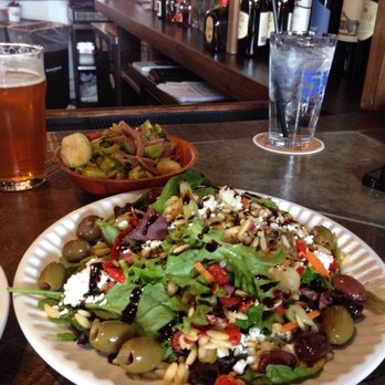Crooked Hammock Brewery - Mediterranean orzo salad Grilled Brussel sprouts side in back - New American Near Me - Lewes, Delaware Crooked Hammock Brewery - Mediterranean orzo salad Grilled Brussel sprouts side in back - New American Near Me - Lewes, Delaware