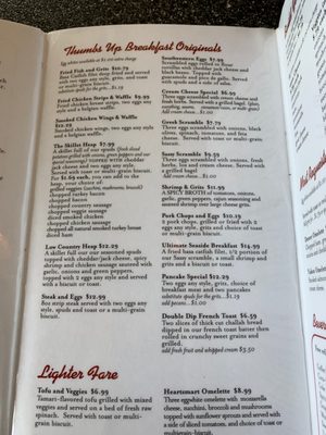 Menu photo 6 Thumbs Up Diner Atlanta, GA