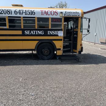 Taqueria El Patrón - a yellow school bus - Food Trucks Near Me - Heyburn, Idaho Taqueria El Patrón - a yellow school bus - Food Trucks Near Me - Heyburn, Idaho