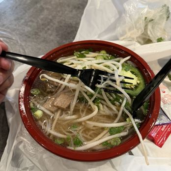 Phonominal Eats - Brisket pho. Fork for sizing - Asian Fusion Near Me - Lemoore, California