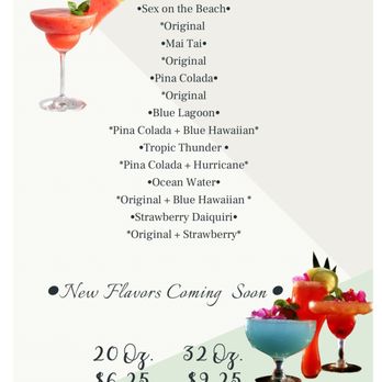 Wanda's Kountry Korner - Daiquiri menu - Convenience Stores Near Me - Longview, Texas