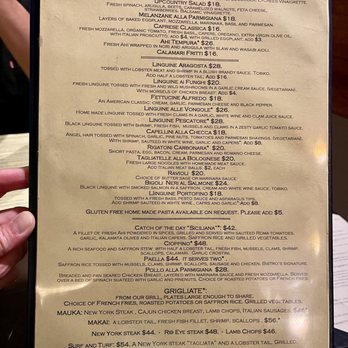 Bistro Casanova - Menu 1/2 - June 2024 - VN - Mediterranean Near Me - Kahului, Hawaii