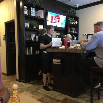 Kristof's Kafe - Bar and waitress station at the back end of the restaurant. - American Near Me - Davie, Florida Kristof's Kafe - Bar and waitress station at the back end of the restaurant. - American Near Me - Davie, Florida