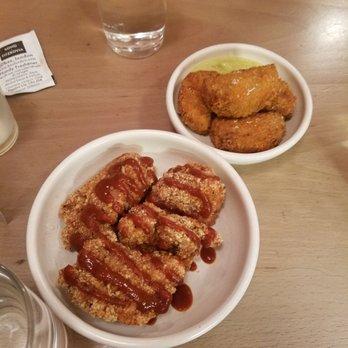 BAO - Soho - Bottom to top: Fried chicken and trotter (pork) nuggets - Taiwanese Near Me - London, XGL BAO - Soho - Bottom to top: Fried chicken and trotter (pork) nuggets - Taiwanese Near Me - London, XGL